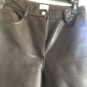 Aritzia Melina Pants Rich Mocha Brown Size 6 long